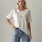 Pearl Bow Off White T-Shirt