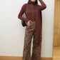 Vintage Denim Brown Pants