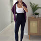 Navy Basic Leggings