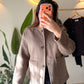 Cafe Wool Jacket With Pockets & Detachable Scarf