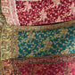 Burgundy Beige Cotton Double-Face Pashmina