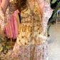 Boho Indian Embroidered Skirt Set