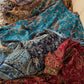 Shades of Blue Cotton Double-Face Pashmina