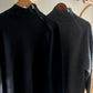 Black Quarter Zip Up Collar Pullover