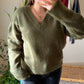 Olive V Neck Pullover