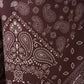 Brown Paisley Balloon Satin Pants