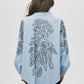 Baby Blue Sequins Kimono