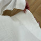 Off White Premium Linen V Neck Shirt