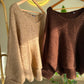 Chocolate Brown Boat Neck Heavy Pullover