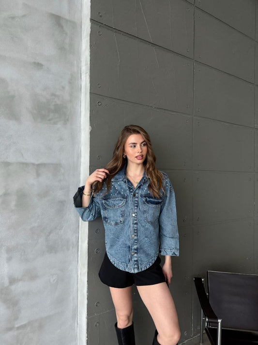 Pearl Jeans Jacket With Pockets