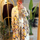 Beige Arabian Oversized Long Shirt Set