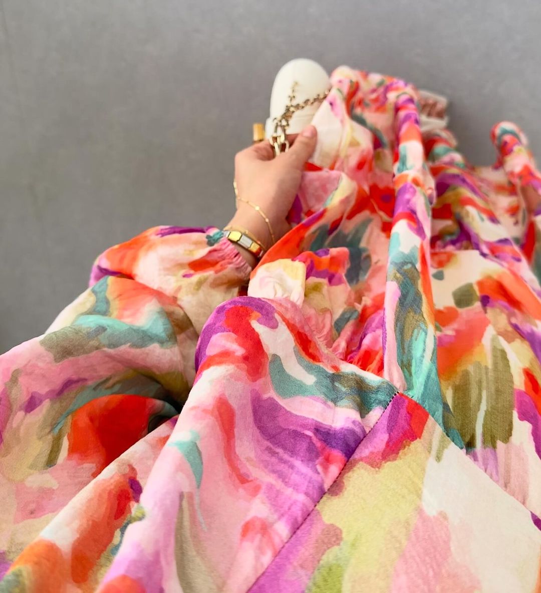Colorful Flowy Dress
