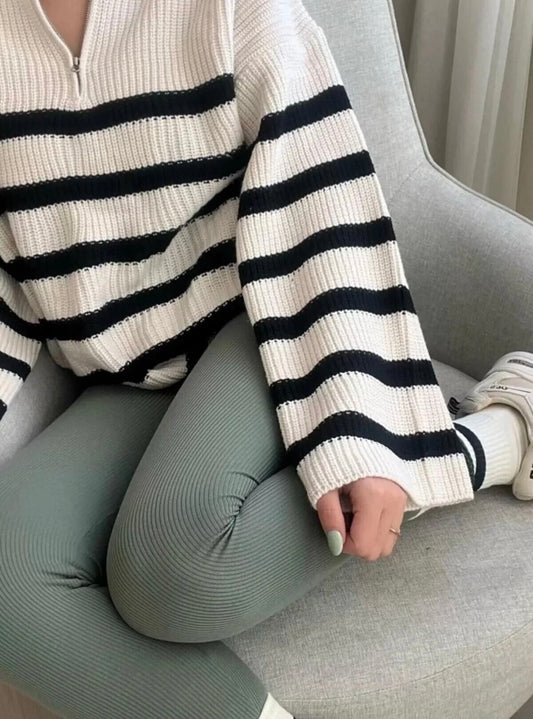Olive Ribbed THERMAL Leggings