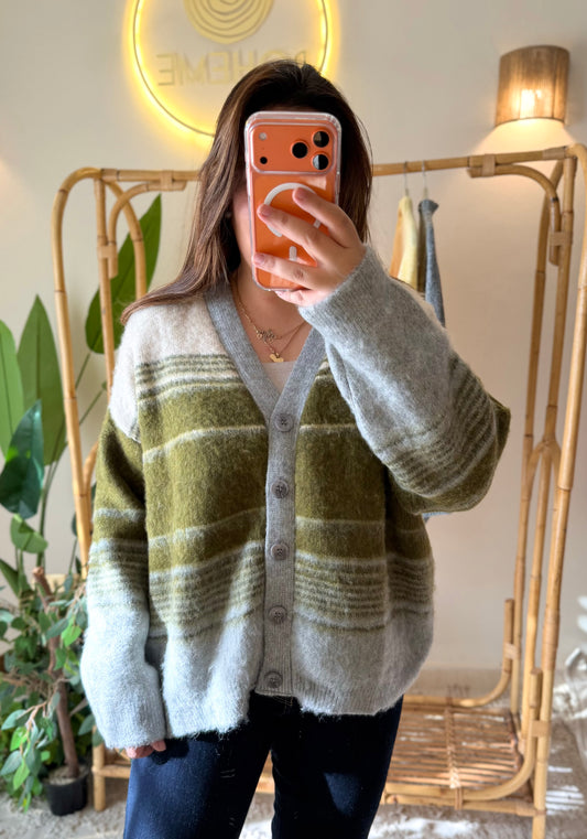 Green Shades Cardigan