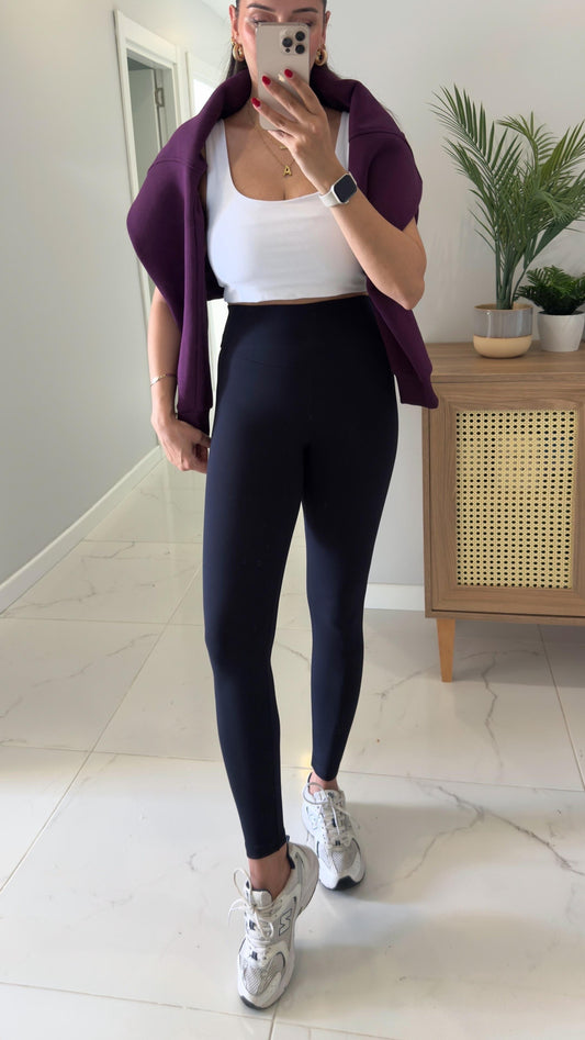 Navy Basic Leggings