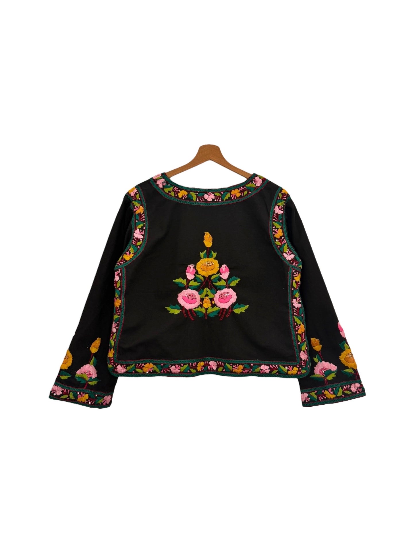 The Spanish Black Embroidered Jacket