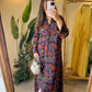 Dark Navy Pixel Shirt Dress