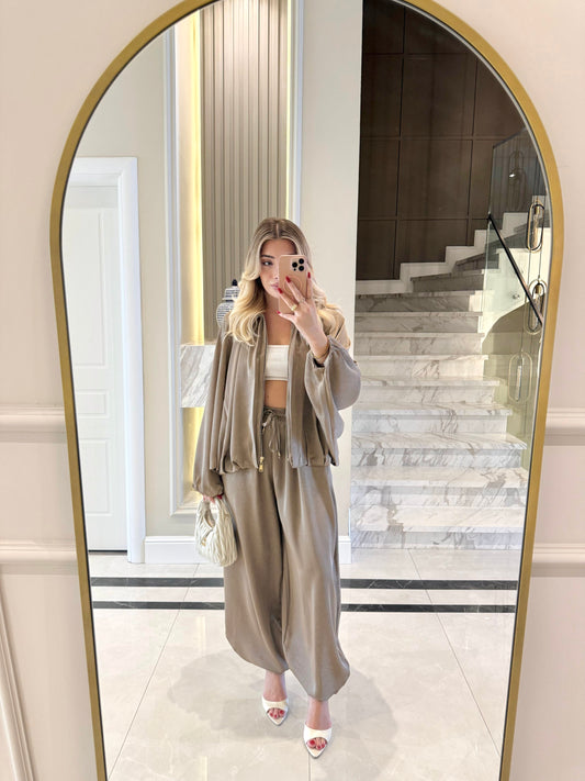 Bomber Jacket & Pants Oversized Set