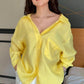 Oversized Yellow Shirt