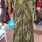 Olive Paisley Flowy Dress