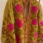 Yellow Suzani Embroidered Jacket