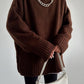 Brown Oversized Pullover