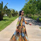 The Tropical Black Cotton Dress