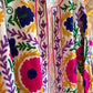 White Aswan-ian Suzani Embroidered Jacket
