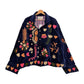 Royal Blue Premium Embroidered Velvet Jacket