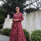 Plum & Pink Zebra Flowy Dress