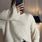 Off White Round Neck Stitch Pullover