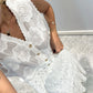 Lace White Embroidered Floral Vest