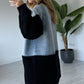 Denim X Triko Black Jacket With Pockets
