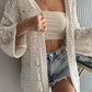 Off White Crochet Kimono