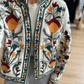 Persian Floral White Embroidered Jacket (PREORDER DELIVERY IN 10 DAYS)