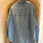 Embellished Star Studded Denim Jacket