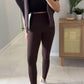 Brown Basic Leggings