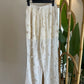 Beige Floral Petals Straight Leg Pants