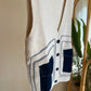 Cream Triko Patchwork Denim Vest With Pockets