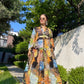 The Tropical Black Cotton Dress