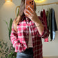 Red Plaid Cotton Shirt