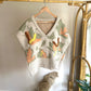 Embroidered Neutral Colors Triko Vest