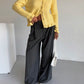 Yellow Ruffled Cardigan