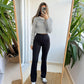 Black Straight Pants Leggings