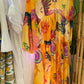 The Tropical Yellow Cotton Dress