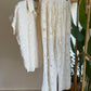 Beige Floral Petals Straight Leg Pants