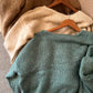 Camel Mohair Pullover With Golden Threads