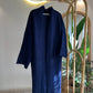 Navy Heavy Longline Coat Cardigan