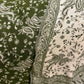 Green Cotton Double-Face Pashmina