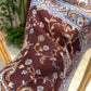 Chocolate Brown Cotton Double-Face Pashmina